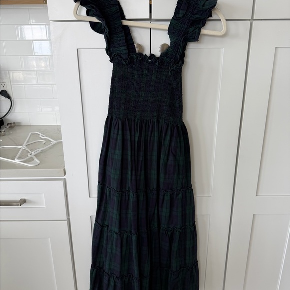 Hill House Dresses & Skirts - Hill House: Ellie Nap Dress in Dark Green Plaid